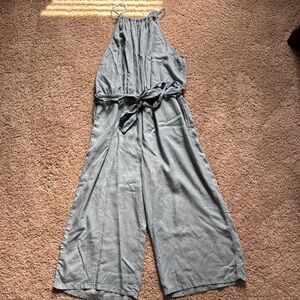 Faux Denim Women's Jumpsuit